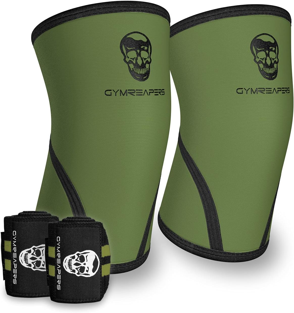 Elbow Sleeves with Wrist Wraps for Powerlifting & Weightlifting