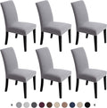 Chair Covers for Dining Room Stretch Slipcovers - Thick Elastic Fit