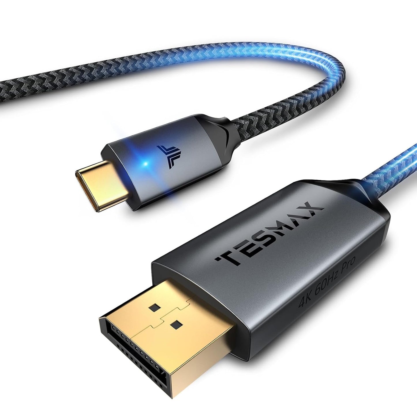 10FT/3M 4K 60Hz DisplayPort Cable for MacBook/XPS - Thunderbolt 3/4 Compatible