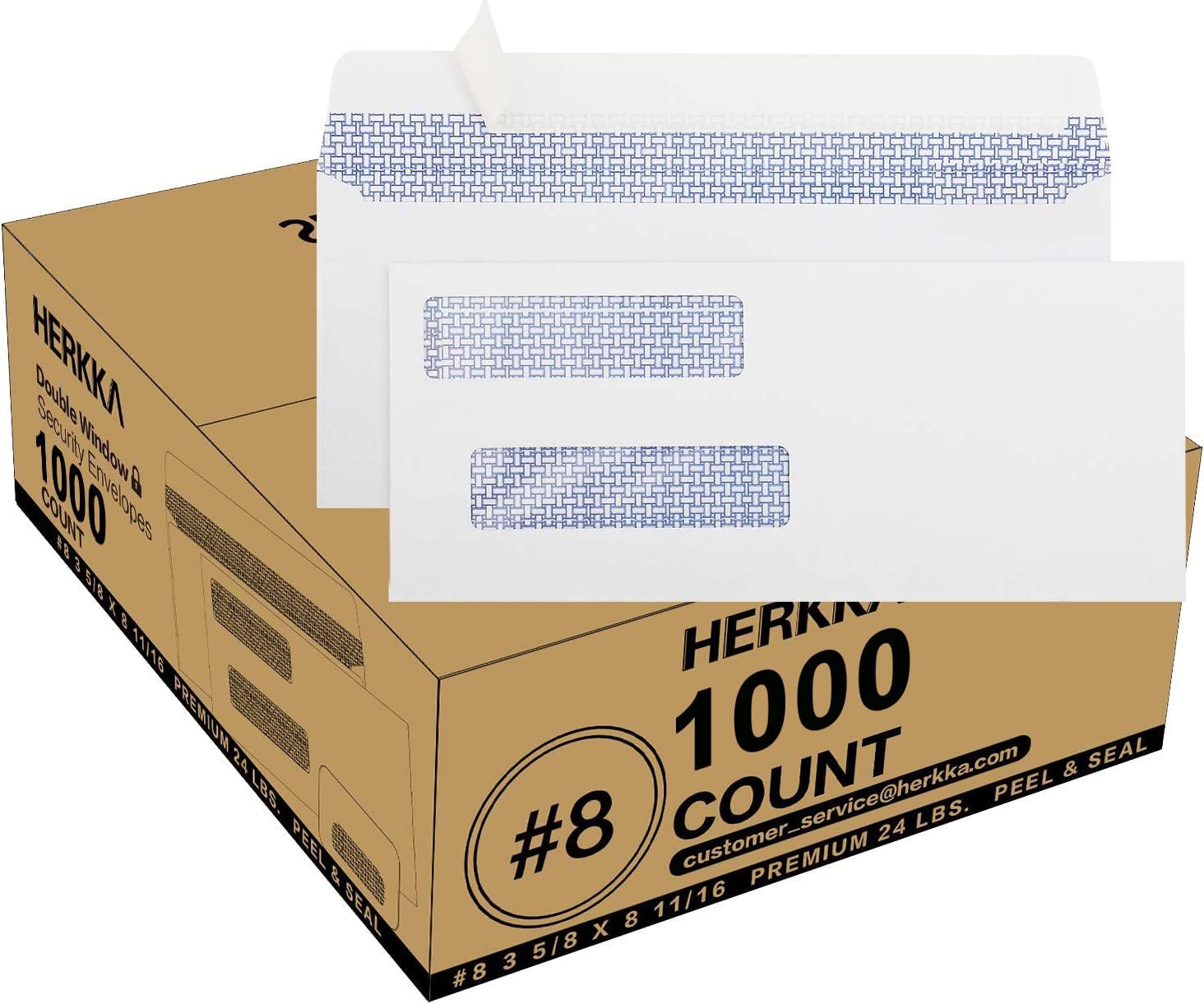 Double Window Security Check Envelopes for QuickBooks Checks