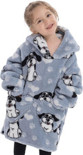 Cute Oversized Kids Hoodie Blanket by Century Star
