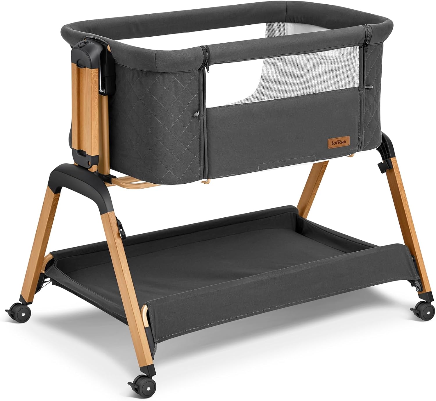 Bassinet Bedside Sleeper with Adjustable Height for Newborns