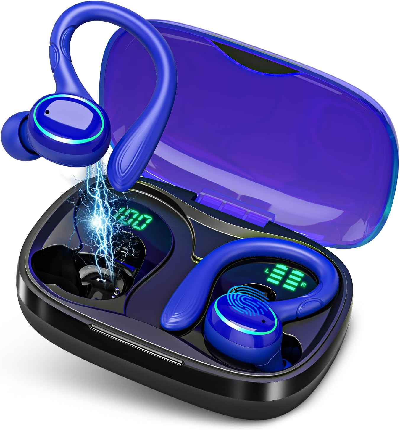 Catitru Wireless Sport Earbuds - Waterproof & Noise Cancelling