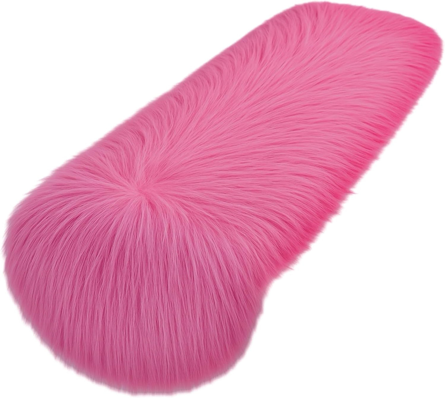 Fuchsia Faux Fur Table Runner for Holiday and Year-Round Decor