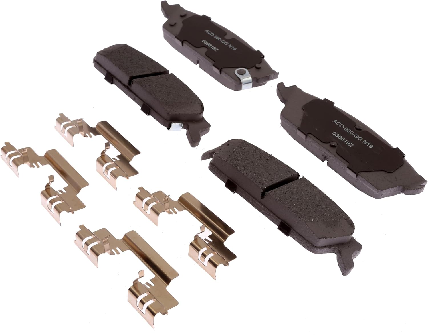 ACDelco Silver Rear Brake Pad Set for Cadillac and Chevy Models