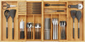 Expandable Silverware Drawer Organizer with Removable Knife Blocks