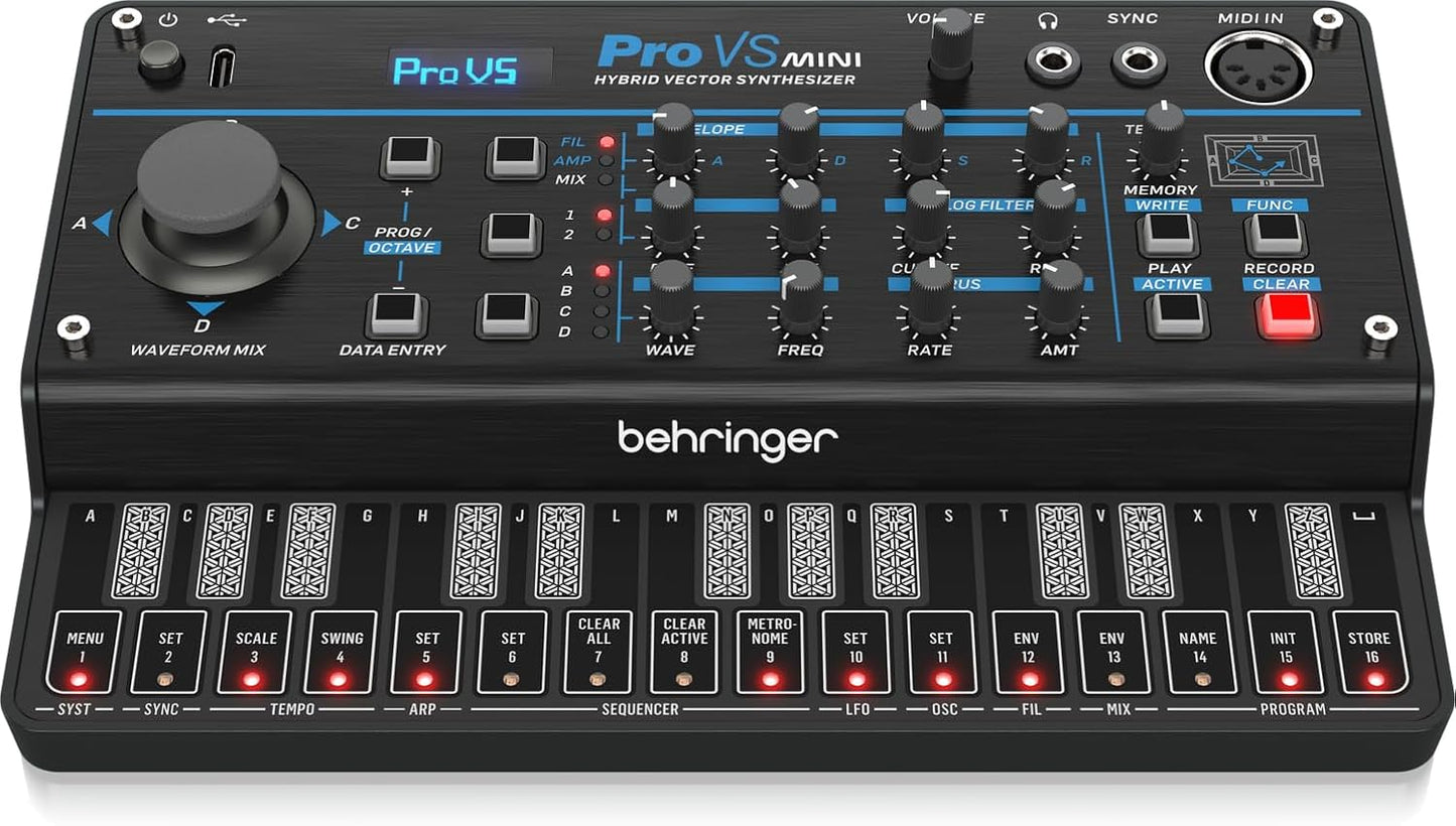 Behringer Pro VS Mini Portable 5-Voice Hybrid Synthesizer Review