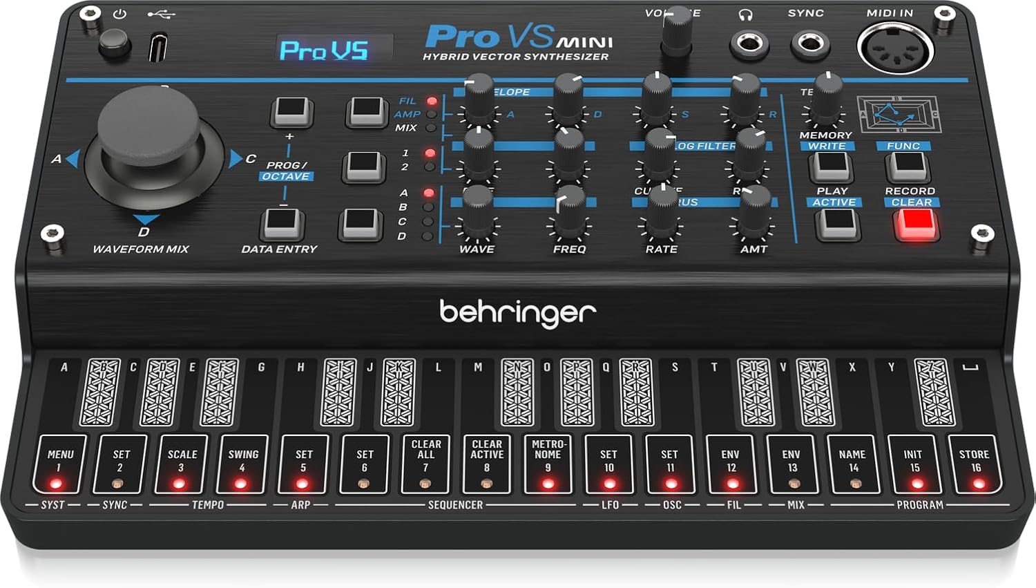 Behringer Pro VS Mini Portable 5-Voice Hybrid Synthesizer Review