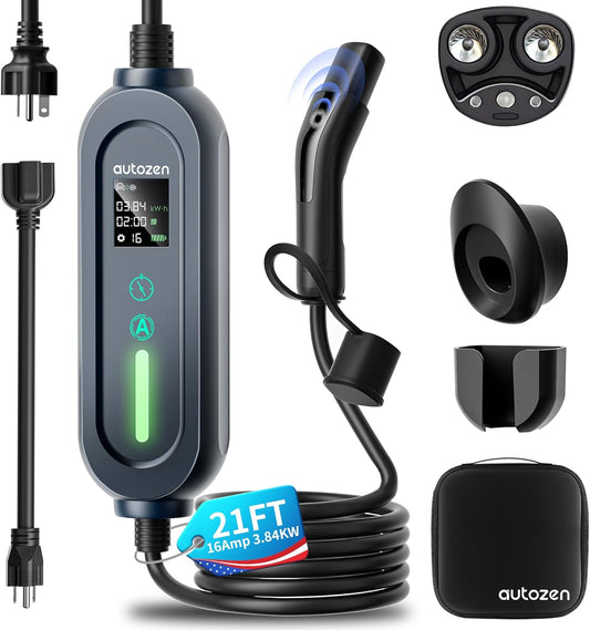 Power Your Tesla Anywhere with Level 1+2 Smart Charger!