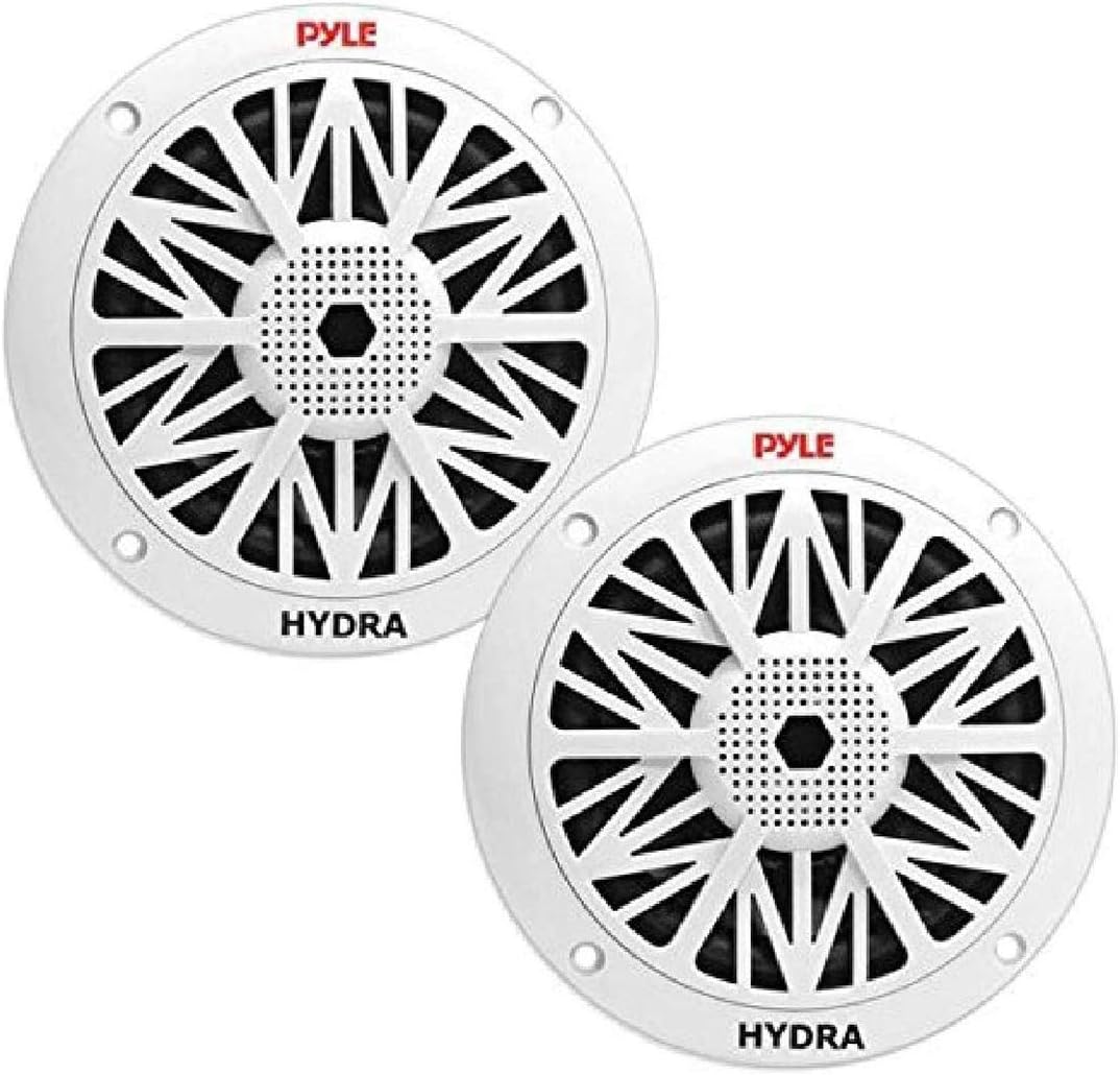 Pyle 6.5 Inch Marine Speakers - Powerful 200W Dual Sound System