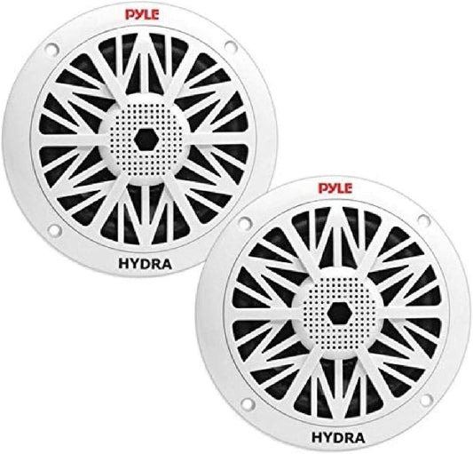 Pyle 6.5 Inch Marine Speakers - Powerful 200W Dual Sound System