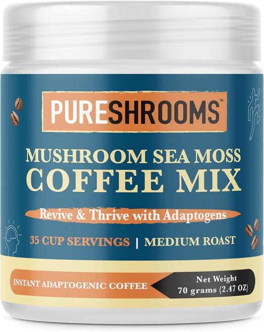 Organic Sea Moss Mushroom Coffee - Immunity Boost!