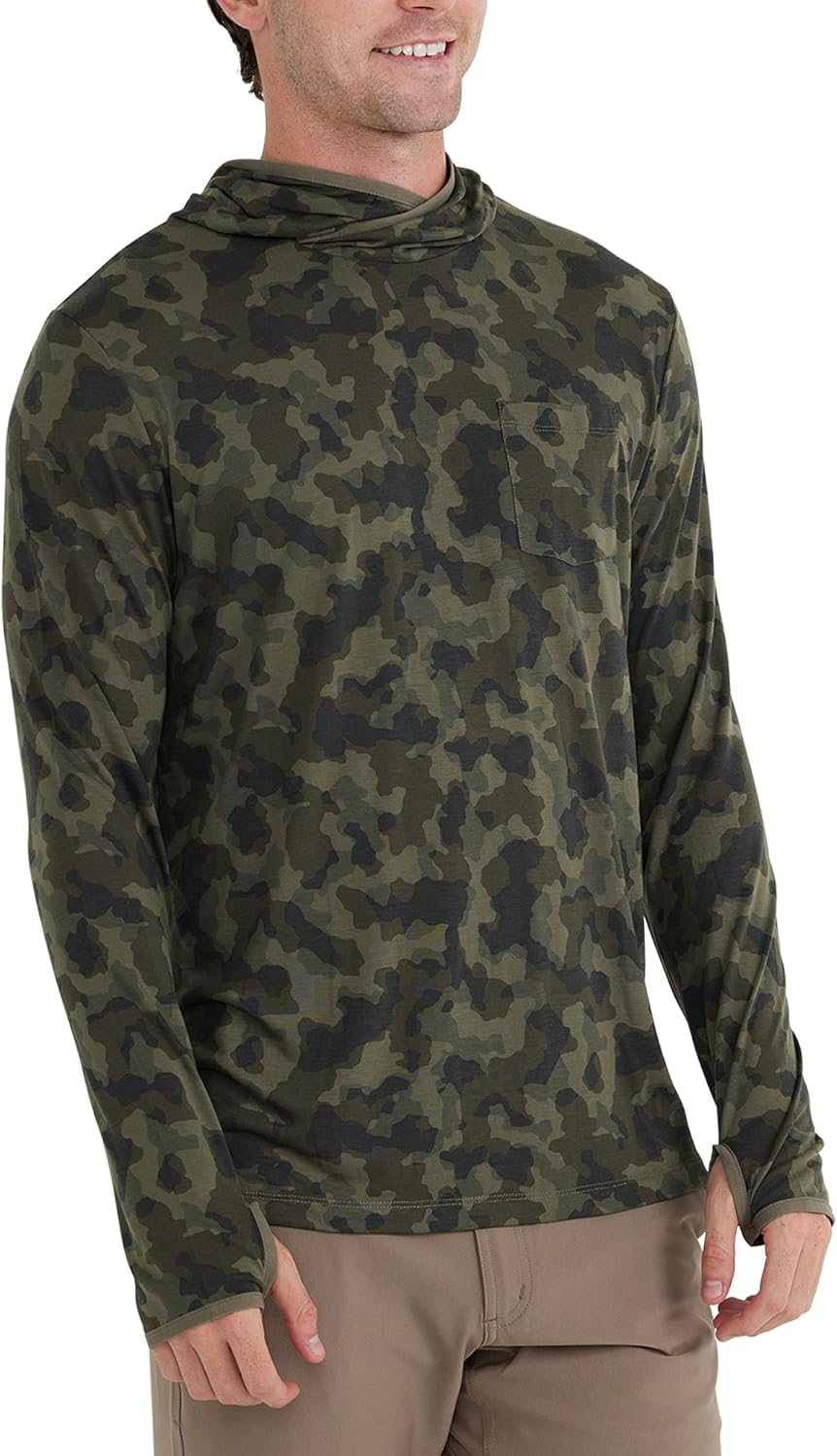 Free Fly Men's Lightweight Hoodie for Outdoor Sun Protection