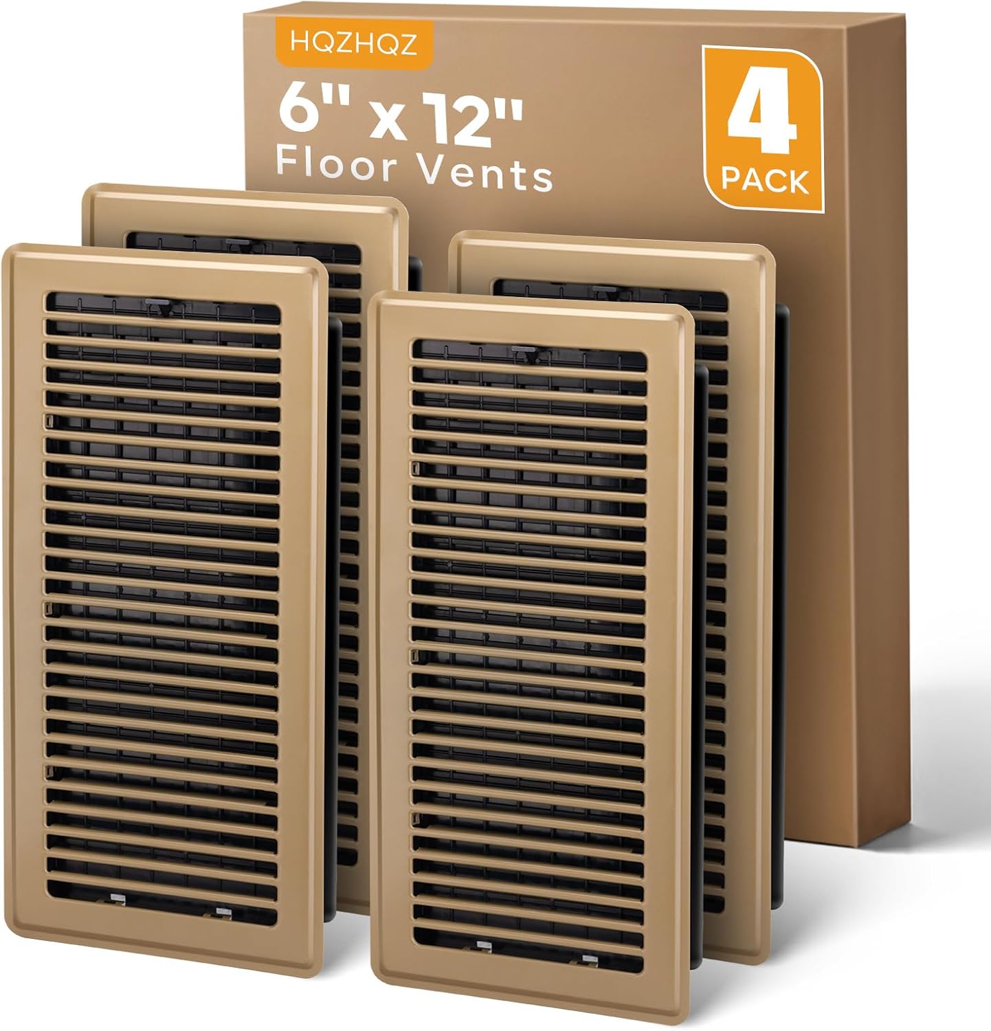 6x12 Floor Register Covers for Home - Heavy Duty Steel Vents