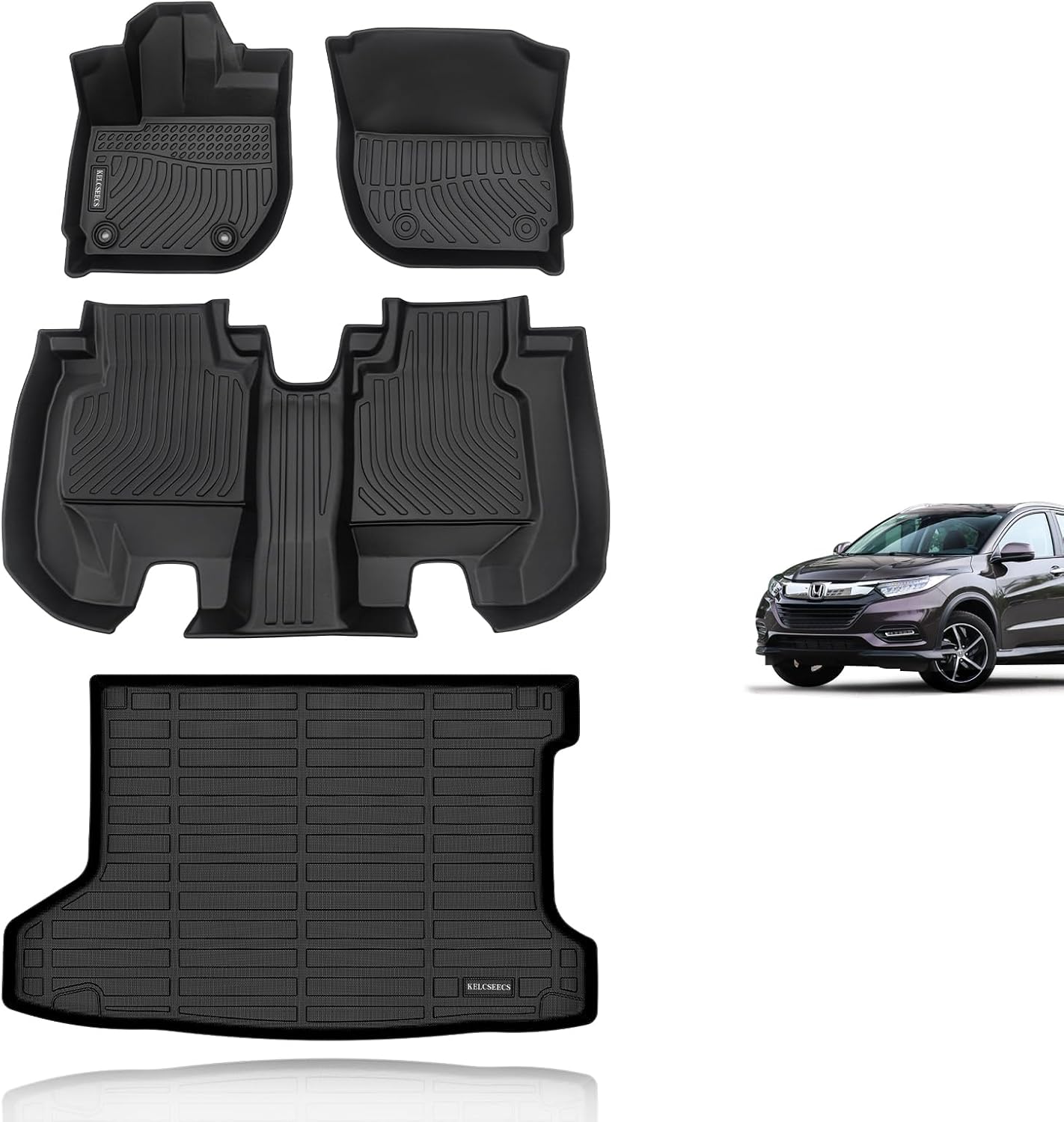 Custom All-Weather Floor Mats for Honda HR-V 2016-2022 AWD
