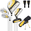 Youth Golf Club Set for Ages 4-12 with Stand Bag and Putter Included