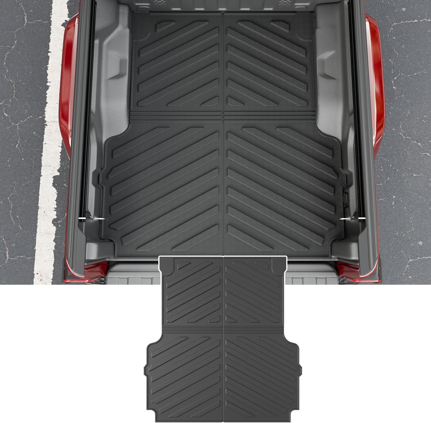 Truck Bed Mat for Jeep Gladiator JT 2020-2025 - All Weather TPE