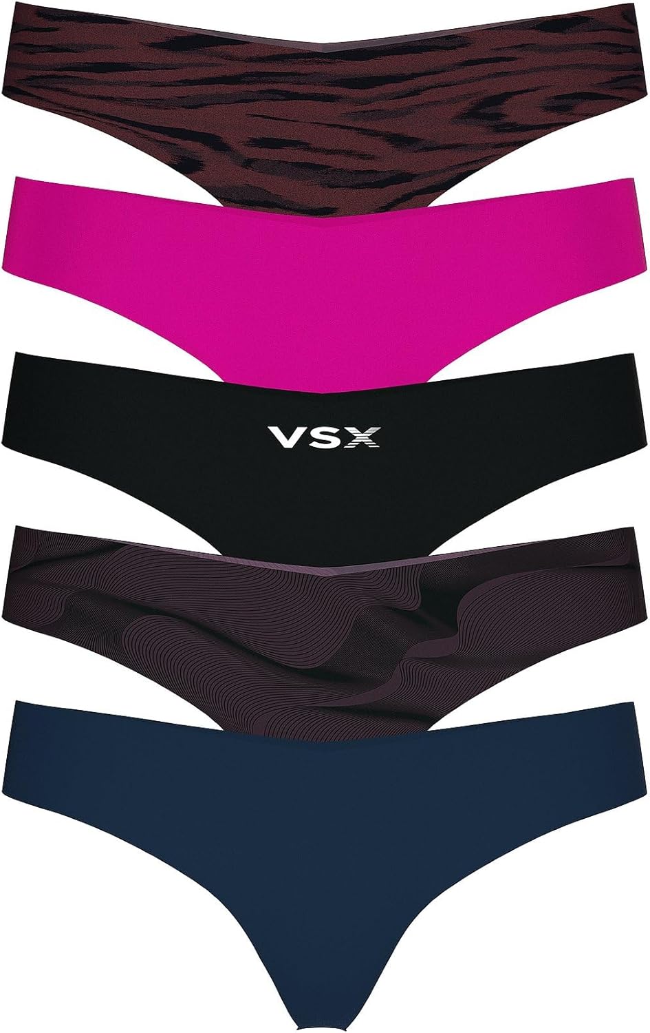 Victoria's Secret Women's No Show Thong Underwear Multi Pack