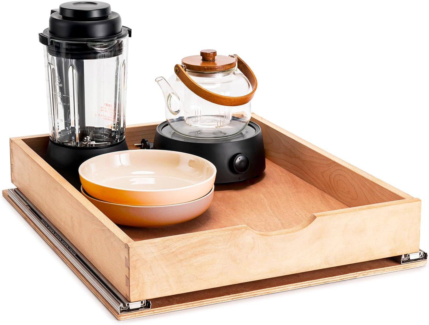 Fully Assembled Pull Out Cabinet Drawer for Easy Kitchen Storage