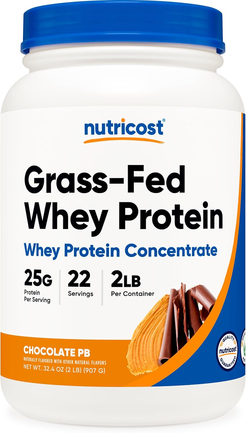 Nutricost Grass-Fed Whey Protein Concentrate for Post Workout