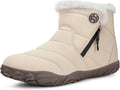 Barefoot Snow Boots for Women and Men - Warm Fur Lined Ankle Booties