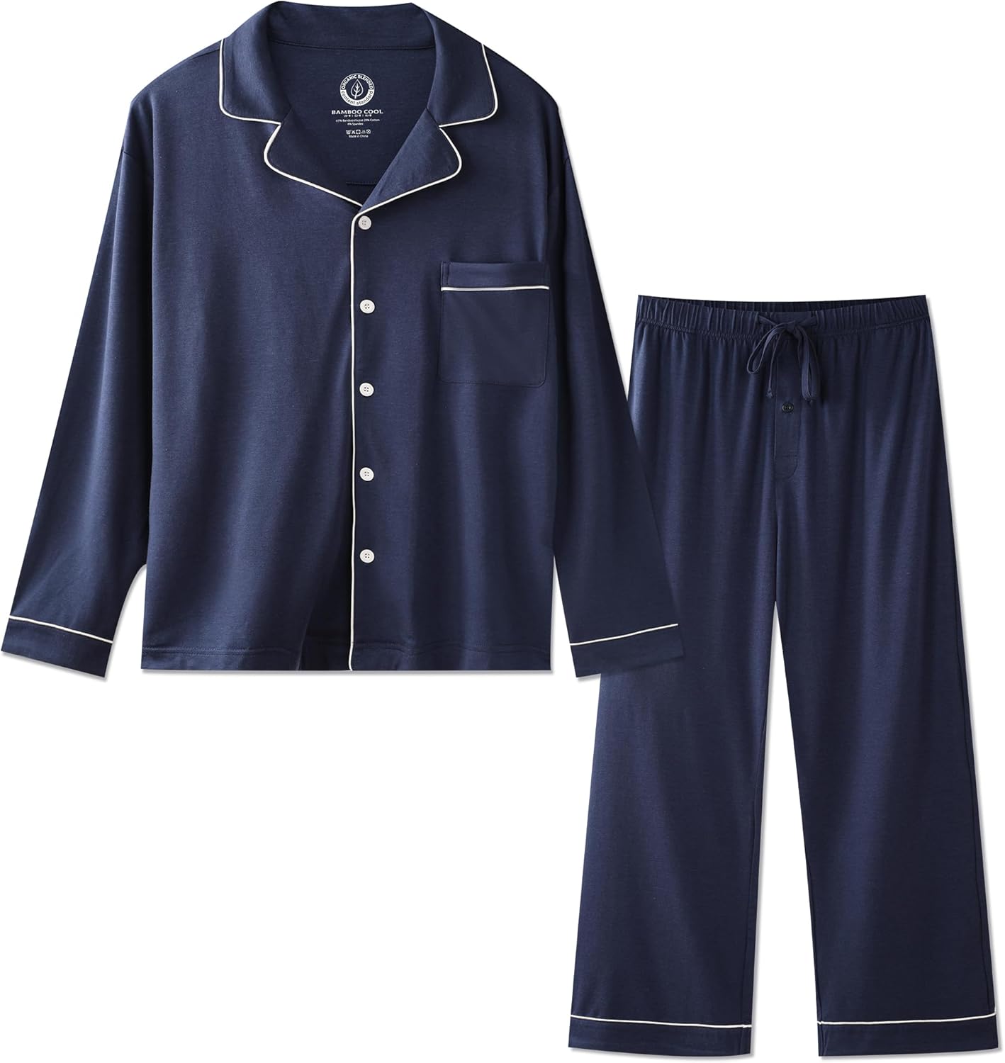 Bamboo Cool Mens Pajama Set for Ultimate Comfort and Style