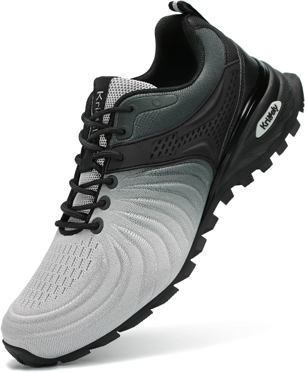 Kricely Men's Walking Shoes: Breathable Lightweight Sneakers