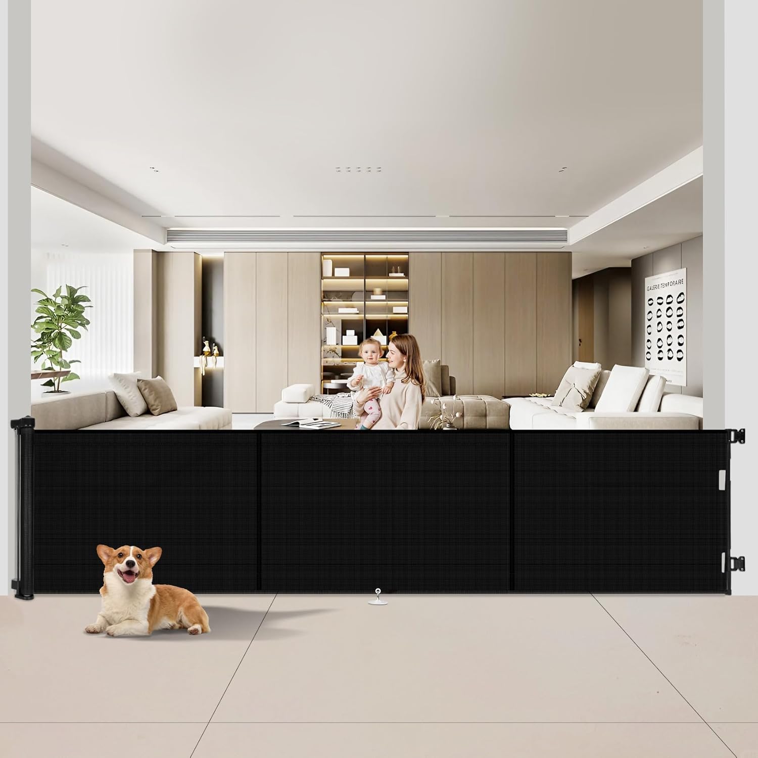 200 inch Retractable Baby Gates for Safety and Convenience