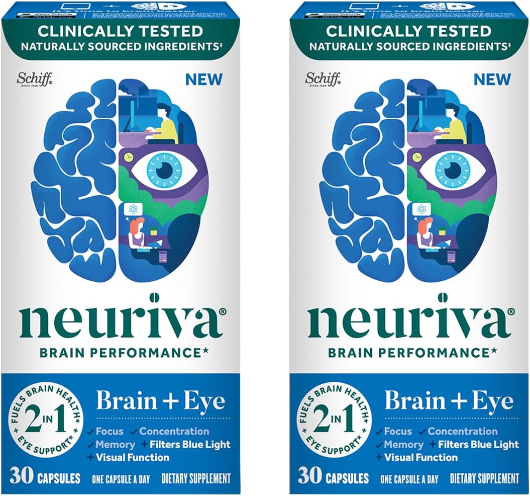 Neuriva Brain + Eye Supplement for Memory and Focus Support