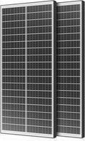 200 Watt Bifacial Solar Panel 2-Pack - High Efficiency for RVs