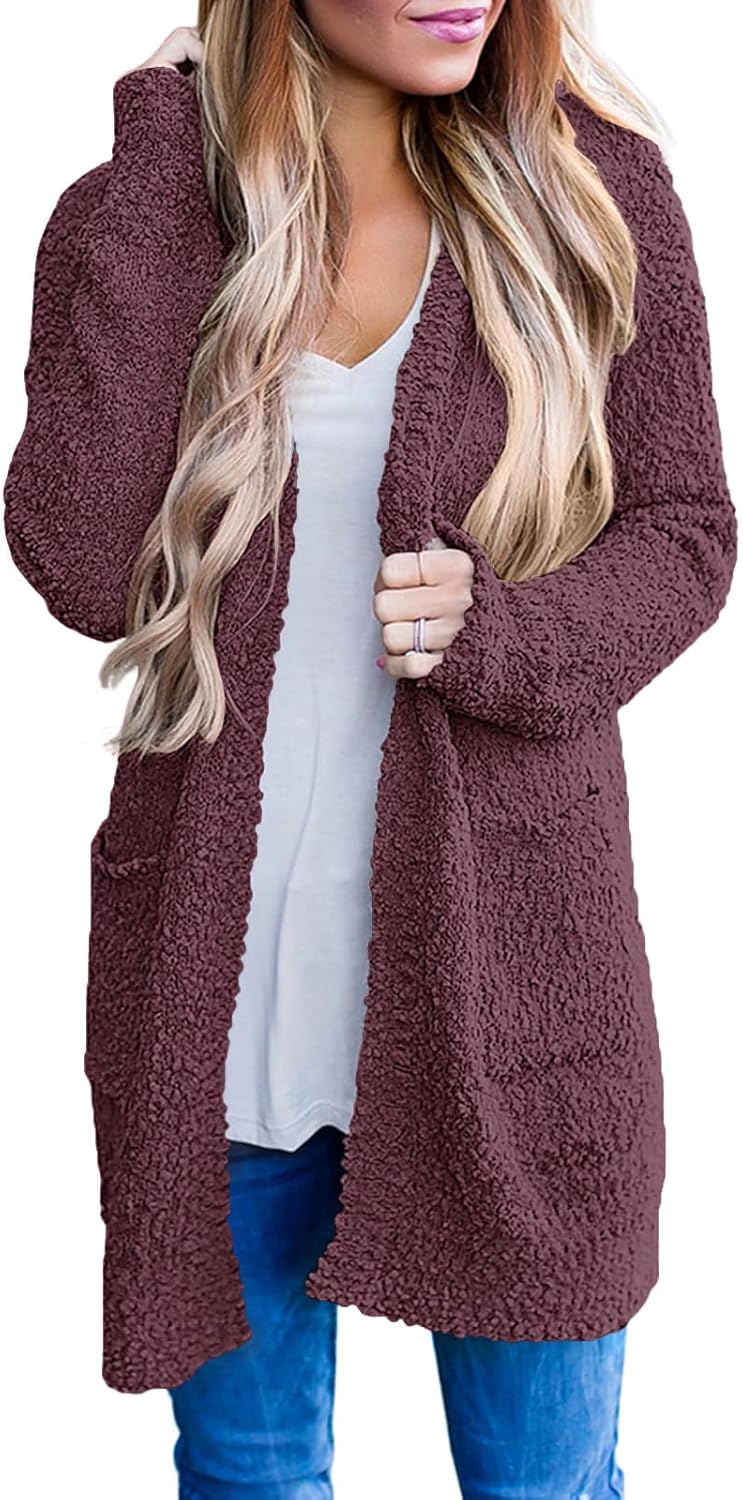 Soft Chunky Knit Sweater Cardigan for Women - Cozy and Stylish