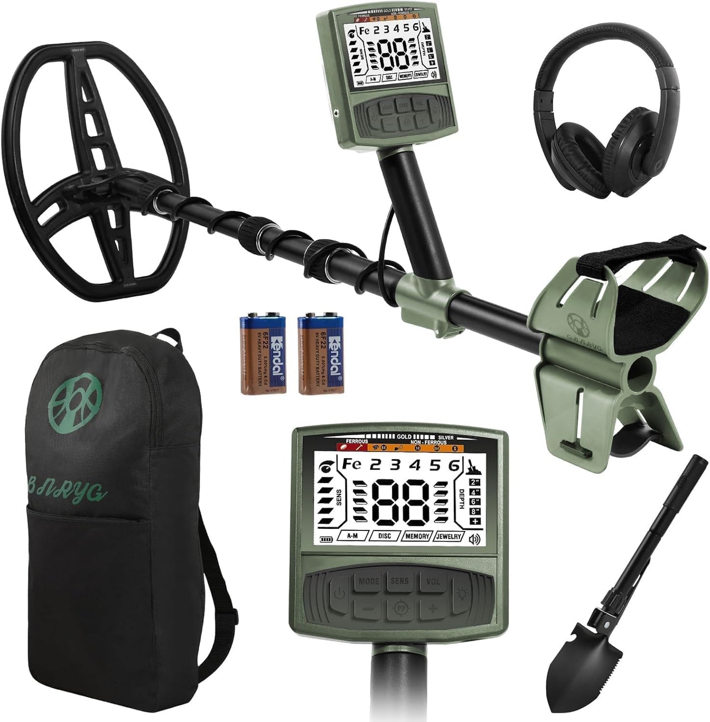 Professional Metal Detector for Adults with Waterproof Coil