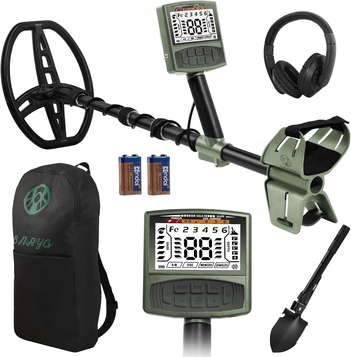 Professional Metal Detector for Adults with Waterproof Coil