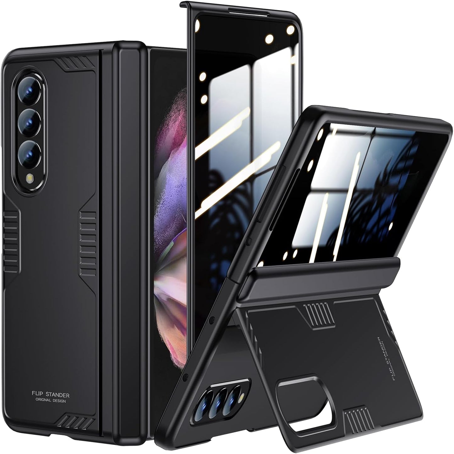 Multifunction Business Case for Galaxy Z Fold 3 with Kickstand