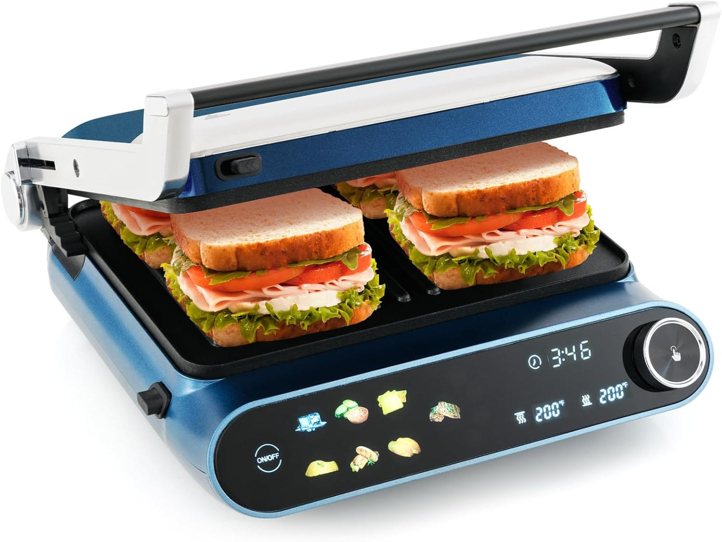 Giantex Panini Press: 7 Grilling Modes, Dual Temp Control