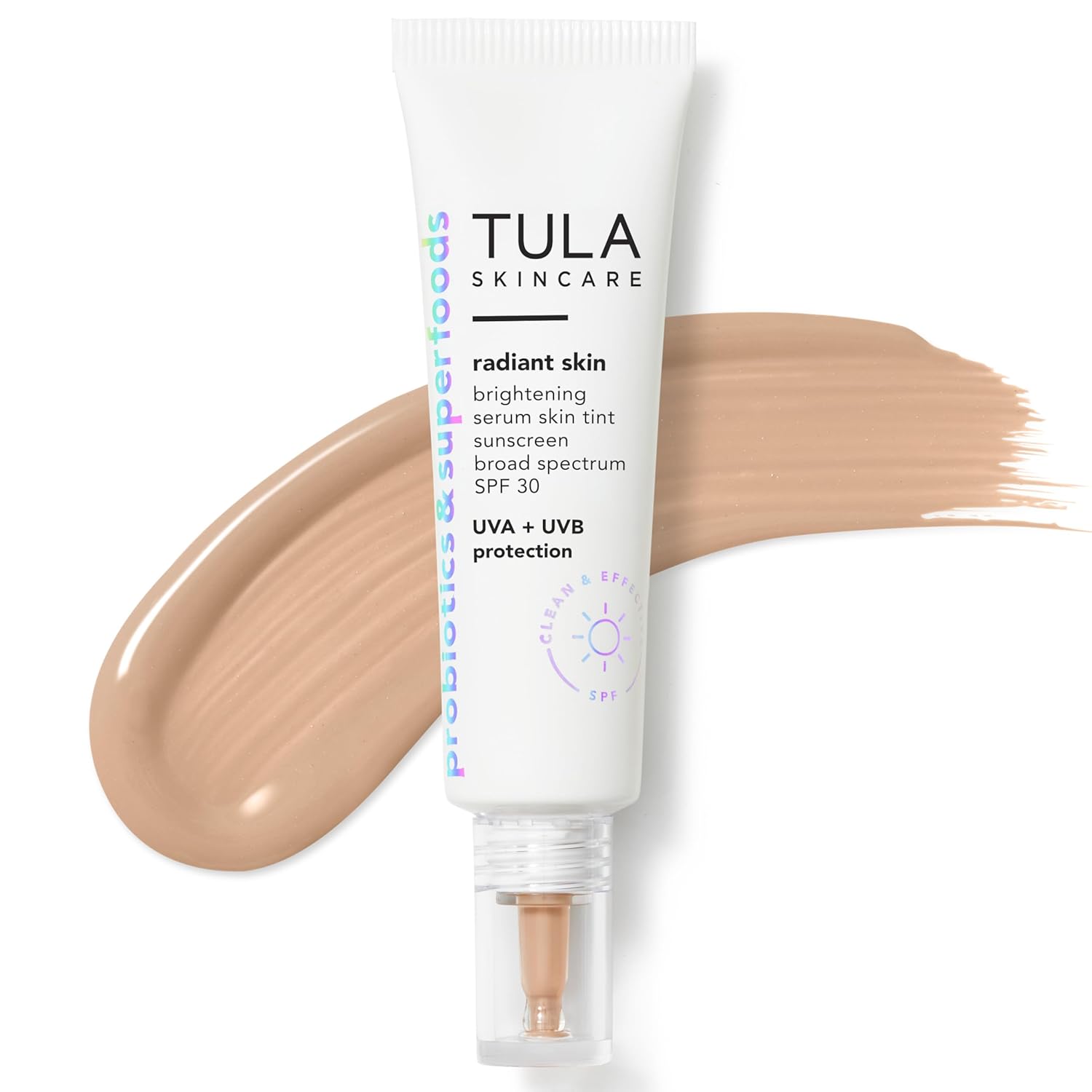 TULA Skin Care Radiant Skin Brightening Serum Tint SPF 30