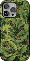 Casely iPhone 15 Pro Max Case Sneaky Monkeys - Bold Protective Case