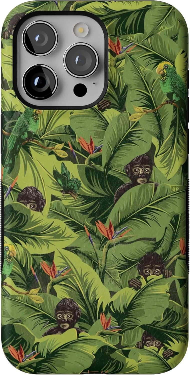 Bold Protective iPhone 15 Pro Max Case with Floral Design
