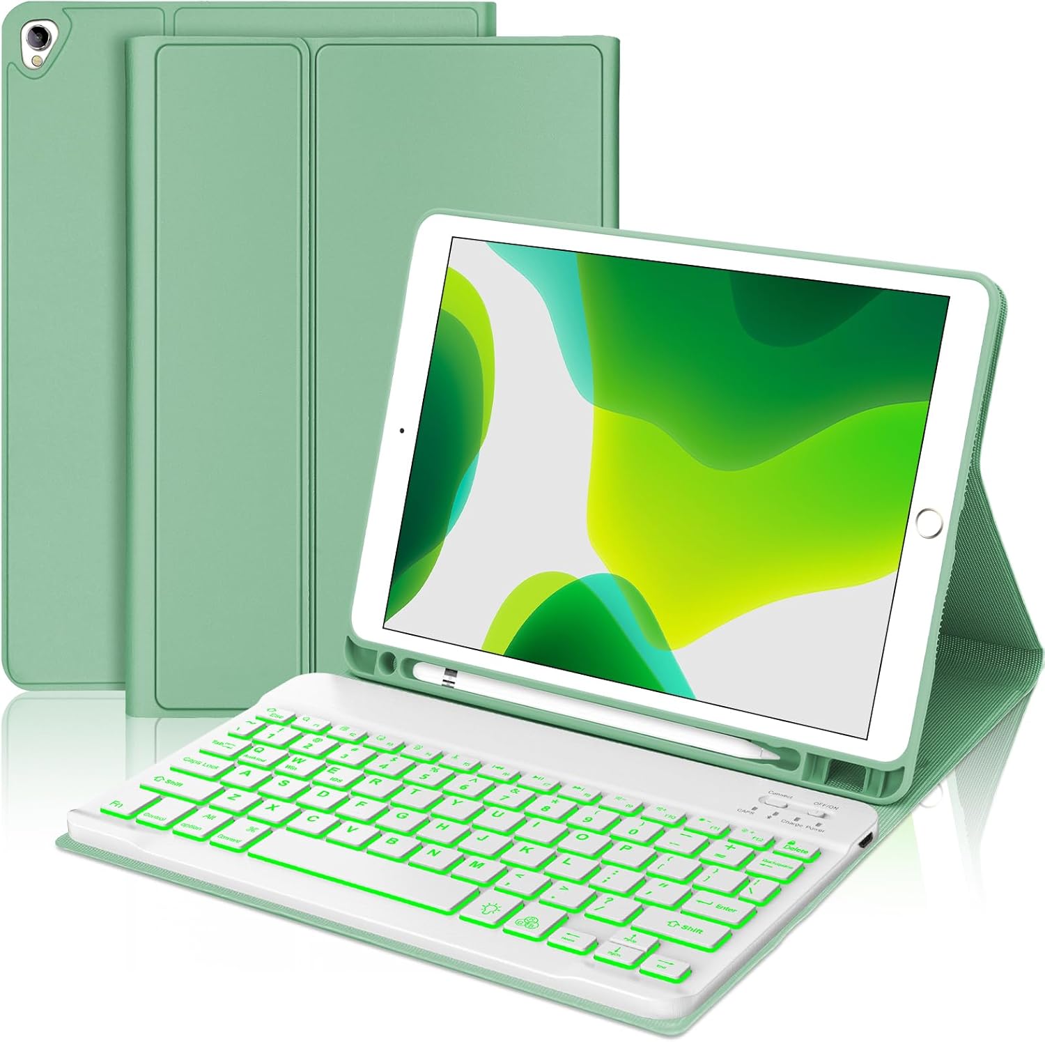 Keyboard Case for iPad 9th Generation with Backlit Keyboard