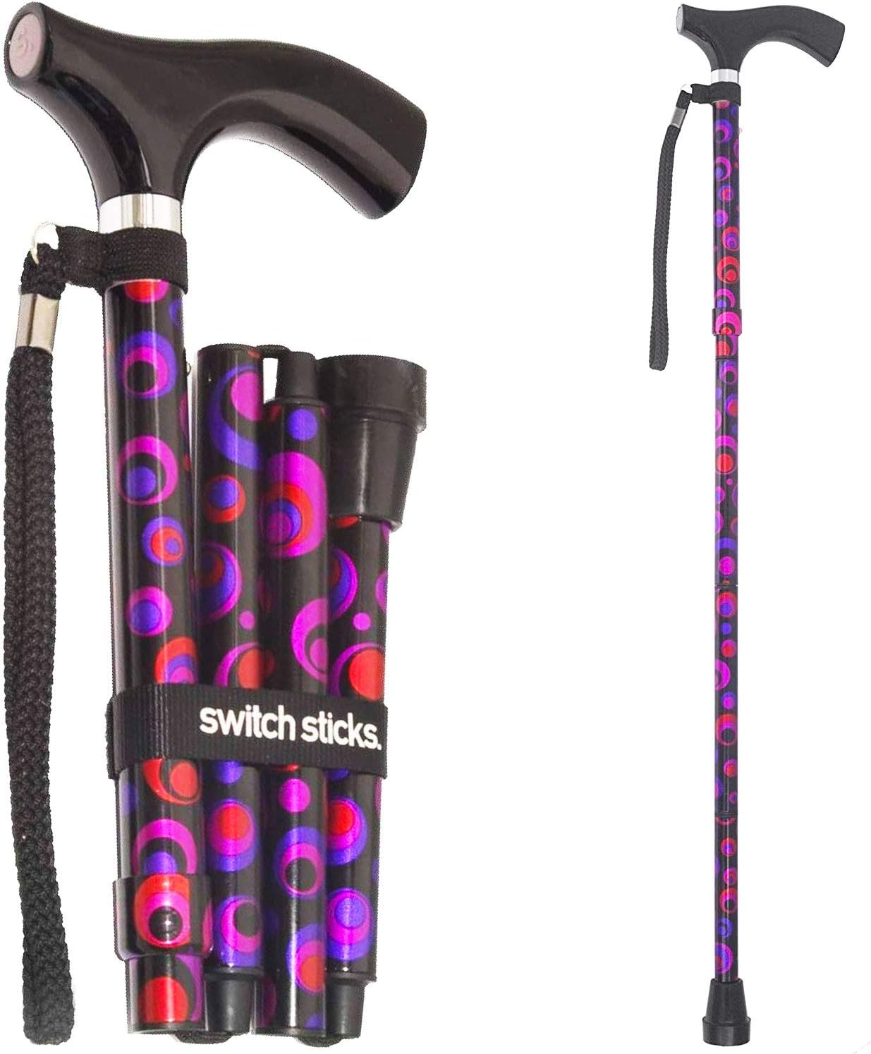 Switch Sticks Adjustable Walking Cane for Men and Women