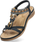 Littleplum Womens Sandals Arch Support Summer Beach Sandals Flat