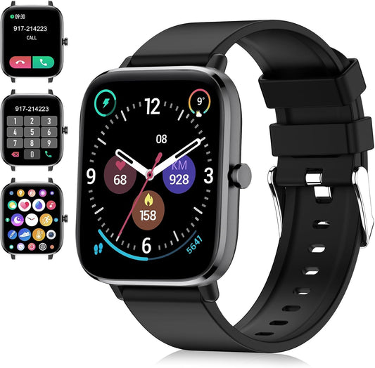 BYBUKCKR Smart Watch - Call Function, HD Screen, Fitness Tracker, Waterproof