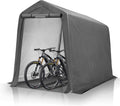 GARTOO 6 ft x 7 ft Outdoor Storage Shelter Shed - Portable Garage
