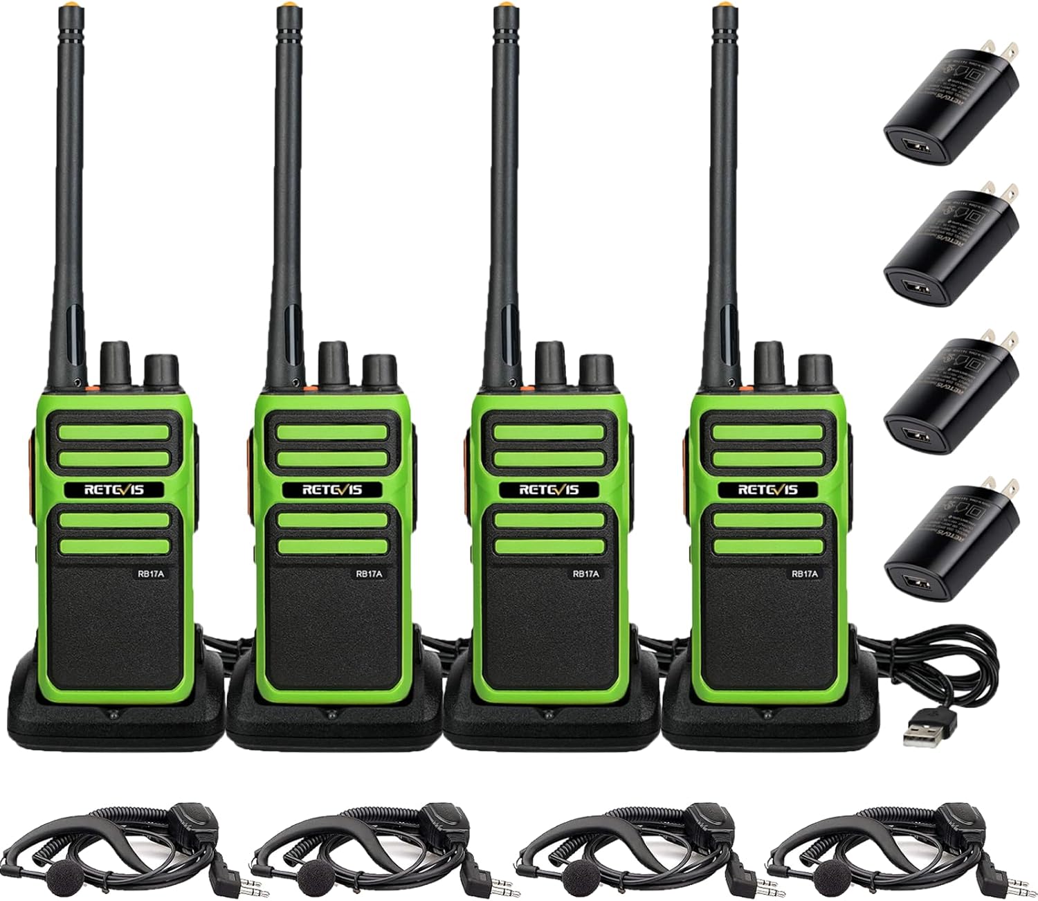 Retevis RB17A Walkie Talkies Long Range for Emergency Preparedness