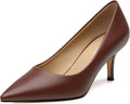 Closed Pointed Toe Low Heels Pumps for Women 2.5in - Comfortable