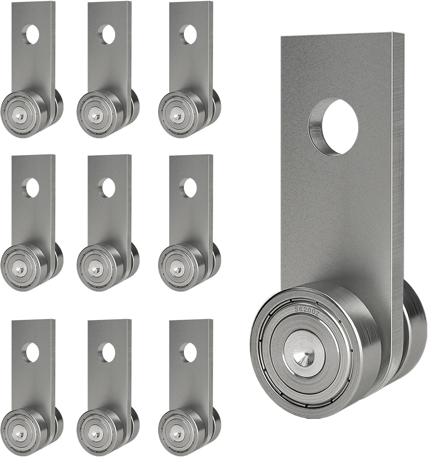 Trolley Assembly for 1-5/8in Strut Channel - Pack of 10 Rollers