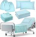 8 Pcs Hospital Bed Sheets Set Standard Size - Soft, Warm Bedding