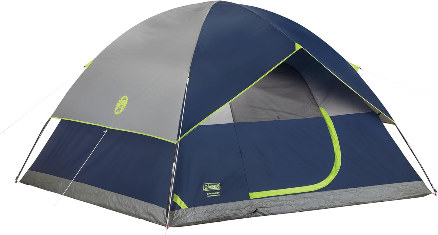 Coleman Sundome Camping Tent for 6-Person Adventures Outdoors