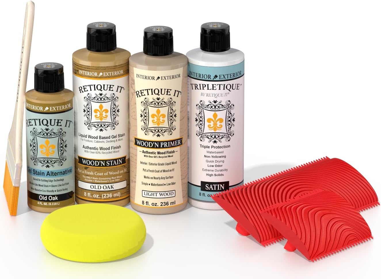 Retique It Wood Finish Tabletop Kit for Stunning Wood Look