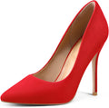 mysoft Womens High Heels Pumps Pointed Toe Stiletto 4in (Style X32P)